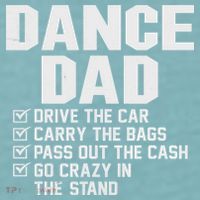 Funny Dance Dad Proud Dancer Dancing Father Sueded Cloud Jersey T-Shirt thumb 2