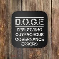 Funny Doge. Deflecting Outrageous Governance Errors Coaster thumb 0