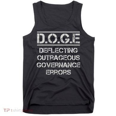 Funny Doge. Deflecting Outrageous Governance Errors Tank Top