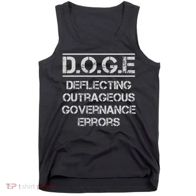 Funny Doge. Deflecting Outrageous Governance Errors Tank Top