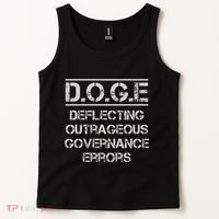 Funny Doge. Deflecting Outrageous Governance Errors Tank Top thumb 2