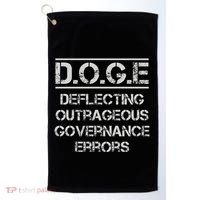 Funny Doge. Deflecting Outrageous Governance Errors Golf Towel thumb 0