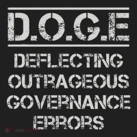 Funny Doge. Deflecting Outrageous Governance Errors Golf Towel thumb 3