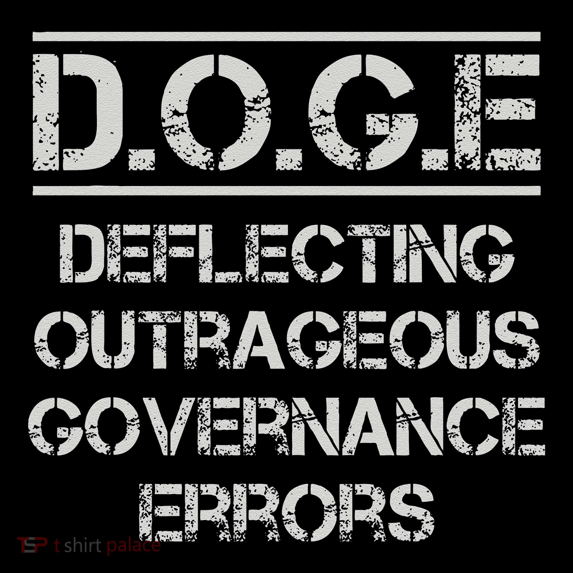 Funny Doge. Deflecting Outrageous Governance Errors Tote Bag