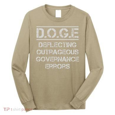Funny Doge. Deflecting Outrageous Governance Errors Long Sleeve Shirt