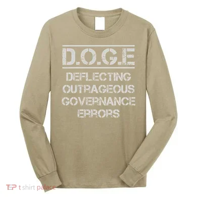 Funny Doge. Deflecting Outrageous Governance Errors Long Sleeve Shirt