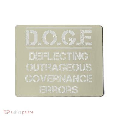 Funny Doge. Deflecting Outrageous Governance Errors Mousepad
