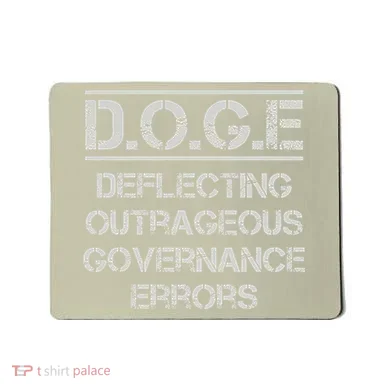 Funny Doge. Deflecting Outrageous Governance Errors Mousepad