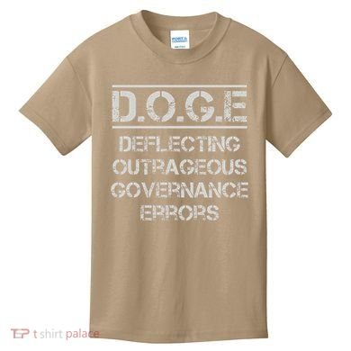 Funny Doge. Deflecting Outrageous Governance Errors Kids T-Shirt