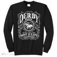 Funny Derby Day and mint juleps Kentucky horse racing Sweatshirt thumb 0