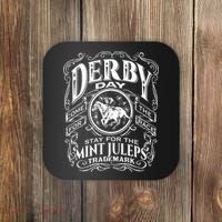 Funny Derby Day and mint juleps Kentucky horse racing Coaster thumb 0