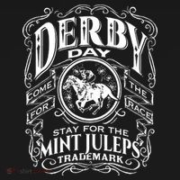 Funny Derby Day and mint juleps Kentucky horse racing Women's Hoodie thumb 2