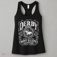 Funny Derby Day and mint juleps Kentucky horse racing Women's Tank Top thumb 3