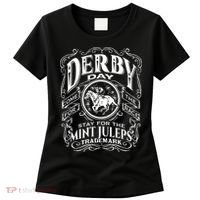 Funny Derby Day and mint juleps Kentucky horse racing Women's T-Shirt thumb 0