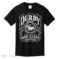 Funny Derby Day and mint juleps Kentucky horse racing Kids T-Shirt thumb 0