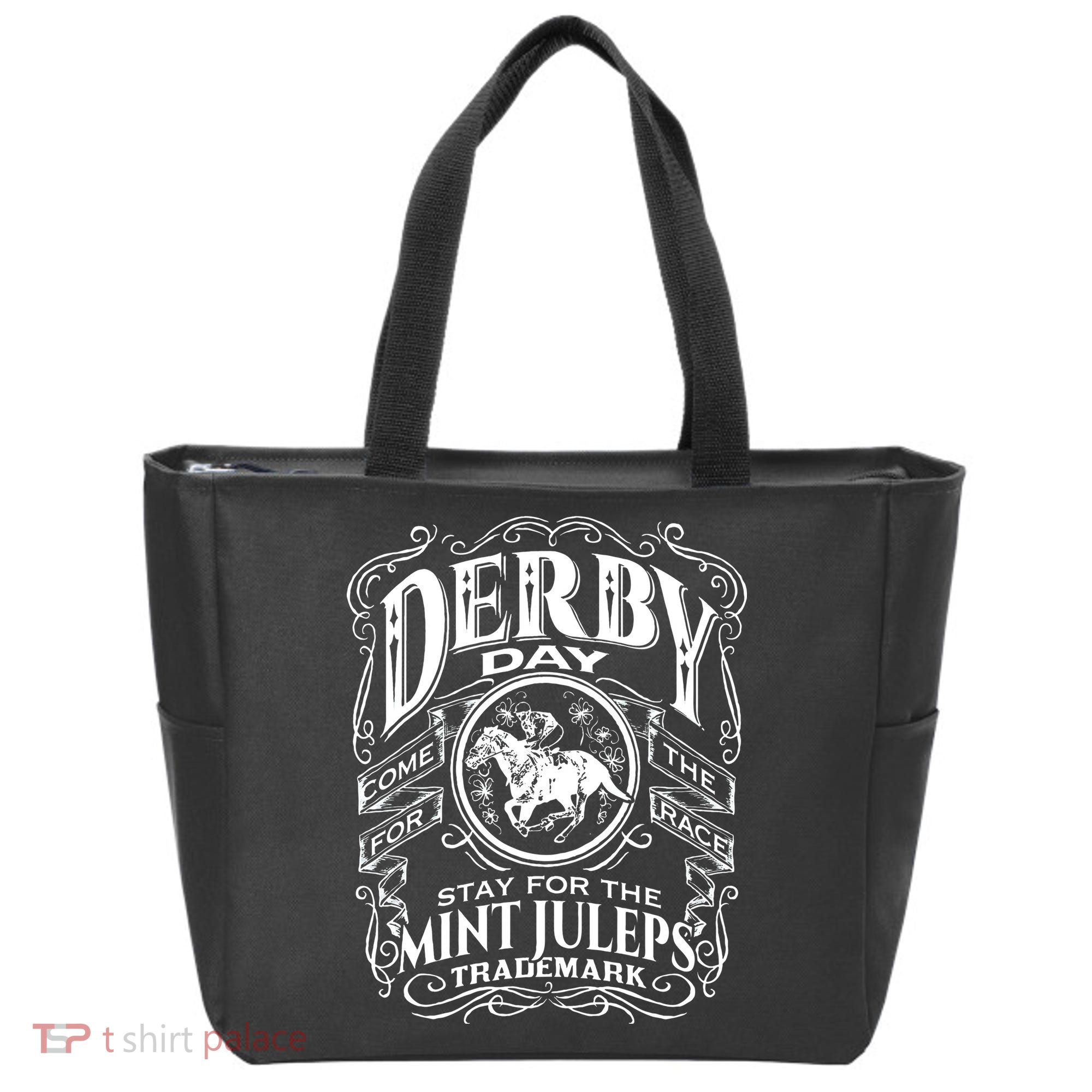 Funny Derby Day and mint juleps Kentucky horse racing Tote Bag