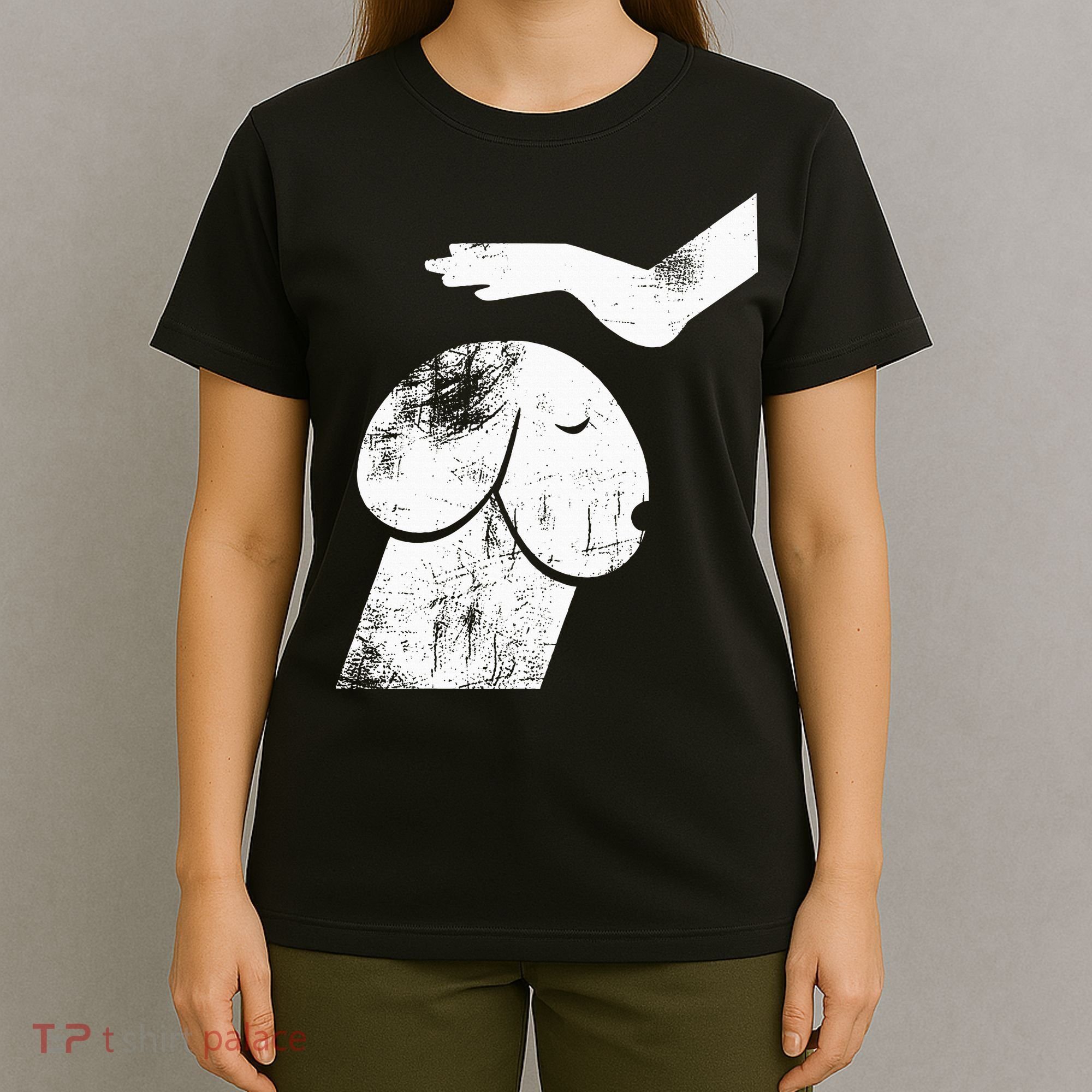 Funny Dog Dirty Mind Retro Vintage Humor Gift T-Shirt