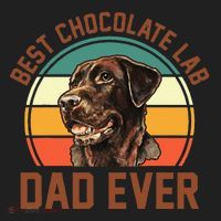 Fathers Day Dog Lover Daddy Best Chocolate Lab Dad Ever Golf Towel thumb 3