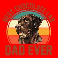Fathers Day Dog Lover Daddy Best Chocolate Lab Dad Ever Santa Hat thumb 1