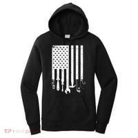 Father's Day Dad Tools USA American Flag Women's Hoodie thumb 0