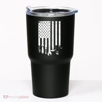 Father's Day Dad Tools USA American Flag Tumbler thumb 0