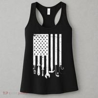 Father's Day Dad Tools USA American Flag Women's Tank Top thumb 3