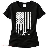 Father's Day Dad Tools USA American Flag Women's T-Shirt thumb 0
