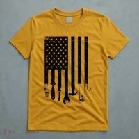 Father's Day Dad Tools USA American Flag T-Shirt thumb 5