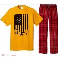 Father's Day Dad Tools USA American Flag Pajama Set thumb 0