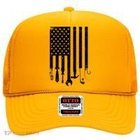 Father's Day Dad Tools USA American Flag Hat thumb 0