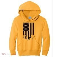 Father's Day Dad Tools USA American Flag Kids Hoodie thumb 0