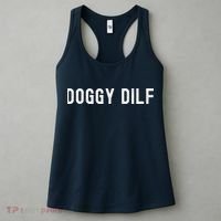 Funny Doggy Dilf For Your Favorite Dog Dad You Would Like Women's Tank Top thumb 3
