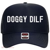 Funny Doggy Dilf For Your Favorite Dog Dad You Would Like Hat thumb 0