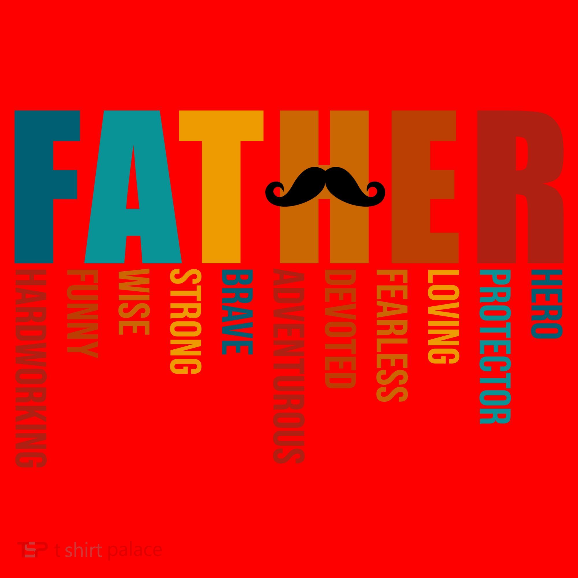 Funny Dad Definition Fathers Day Mustache Santa Hat