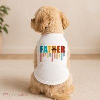 Funny Dad Definition Fathers Day Mustache Doggie Tank thumb 2