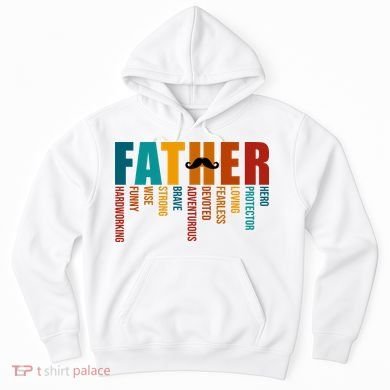 Funny Dad Definition Fathers Day Mustache Hoodie
