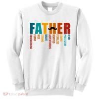 Funny Dad Definition Fathers Day Mustache Sweatshirt thumb 0