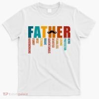 Funny Dad Definition Fathers Day Mustache T-Shirt thumb 0