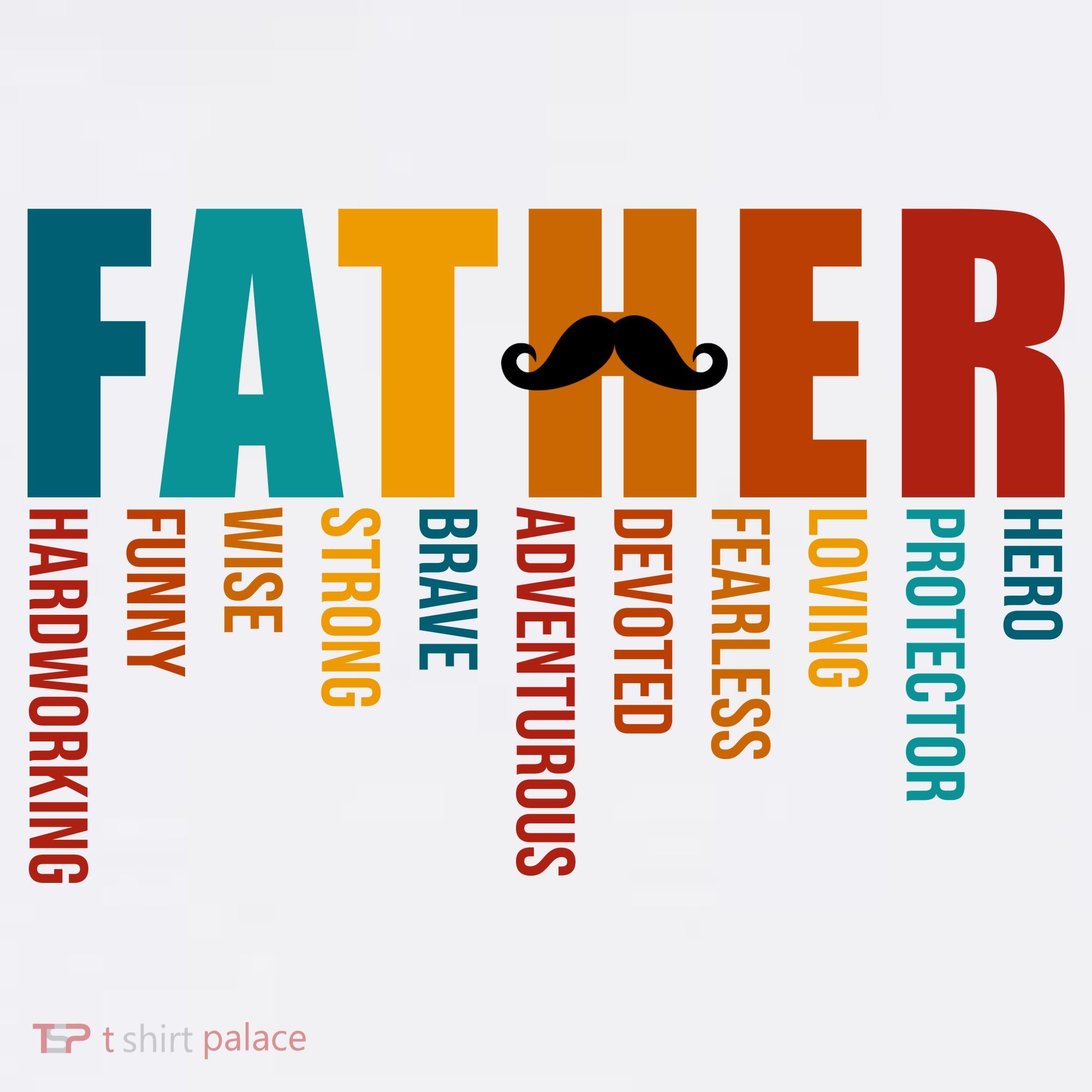 Funny Dad Definition Fathers Day Mustache Button