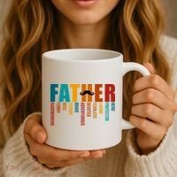 Funny Dad Definition Fathers Day Mustache Coffee Mug thumb 3