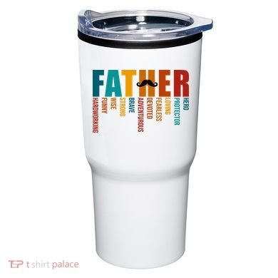 Funny Dad Definition Fathers Day Mustache Tumbler
