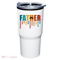 Funny Dad Definition Fathers Day Mustache Tumbler thumb 0