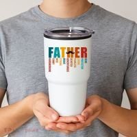 Funny Dad Definition Fathers Day Mustache Tumbler thumb 2