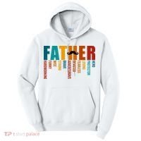 Funny Dad Definition Fathers Day Mustache Tall Hoodie thumb 0