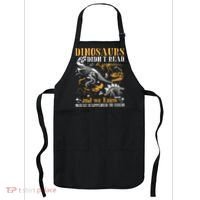Funny Dinosaurs Didn't Read Book Lover Teacher Gift Apron thumb 0