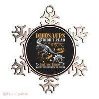 Funny Dinosaurs Didn't Read Book Lover Teacher Gift Ornament thumb 0