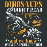 Funny Dinosaurs Didn't Read Book Lover Teacher Gift Infant Baby Jersey Bodysuit thumb 2