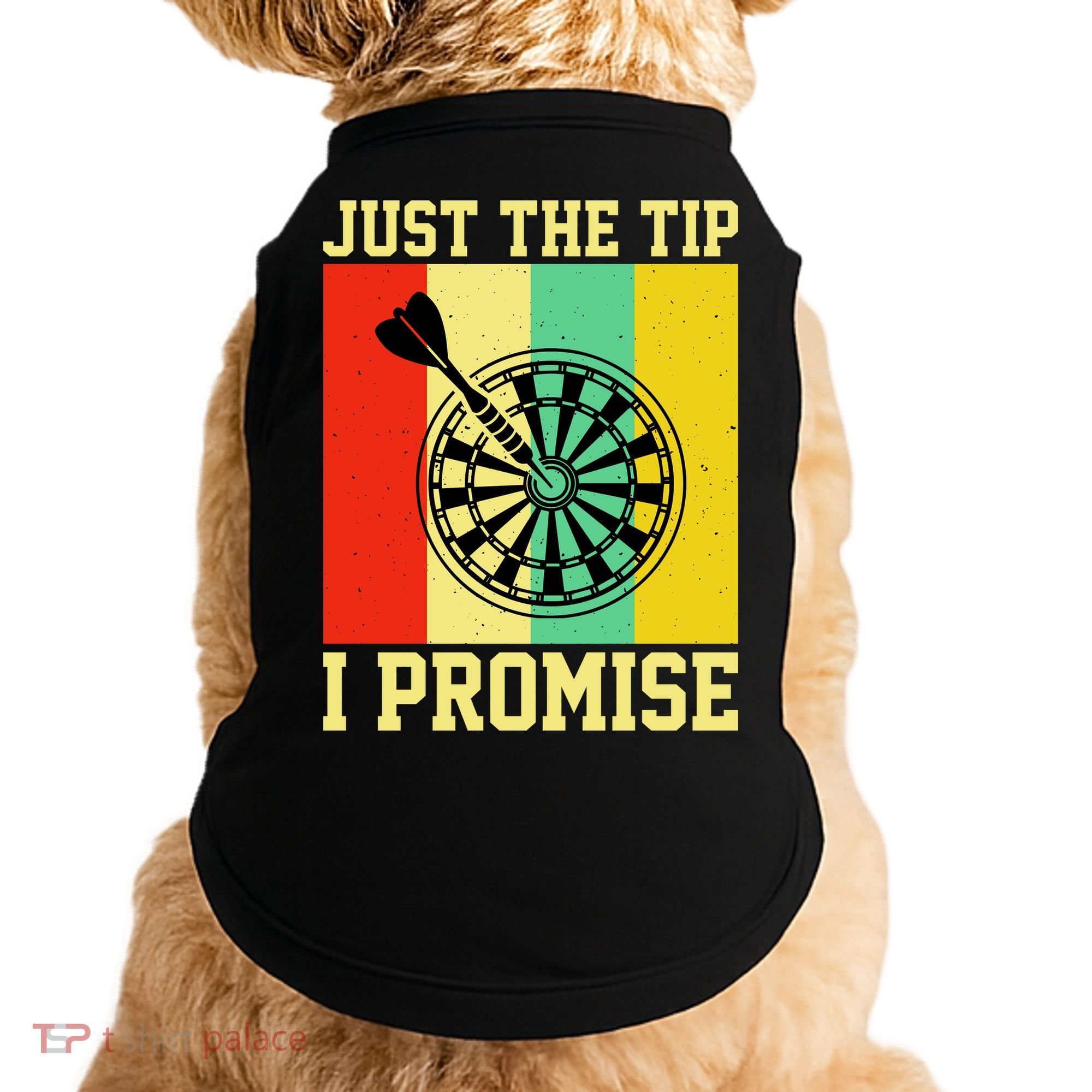 Funny Dartball Darts Dart Throwing Doggie Tank