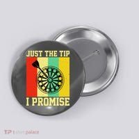 Funny Dartball Darts Dart Throwing Button thumb 0