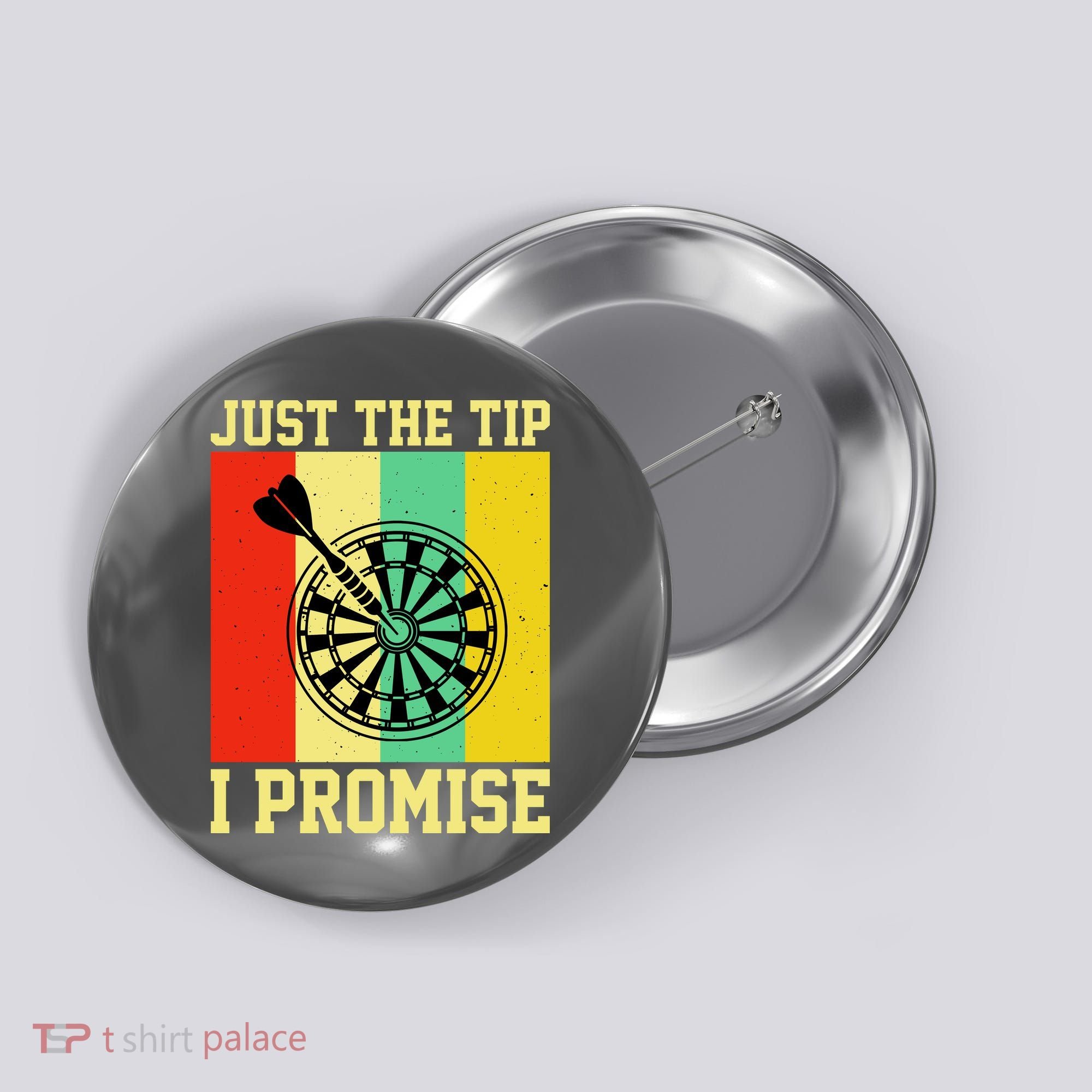Funny Dartball Darts Dart Throwing Button